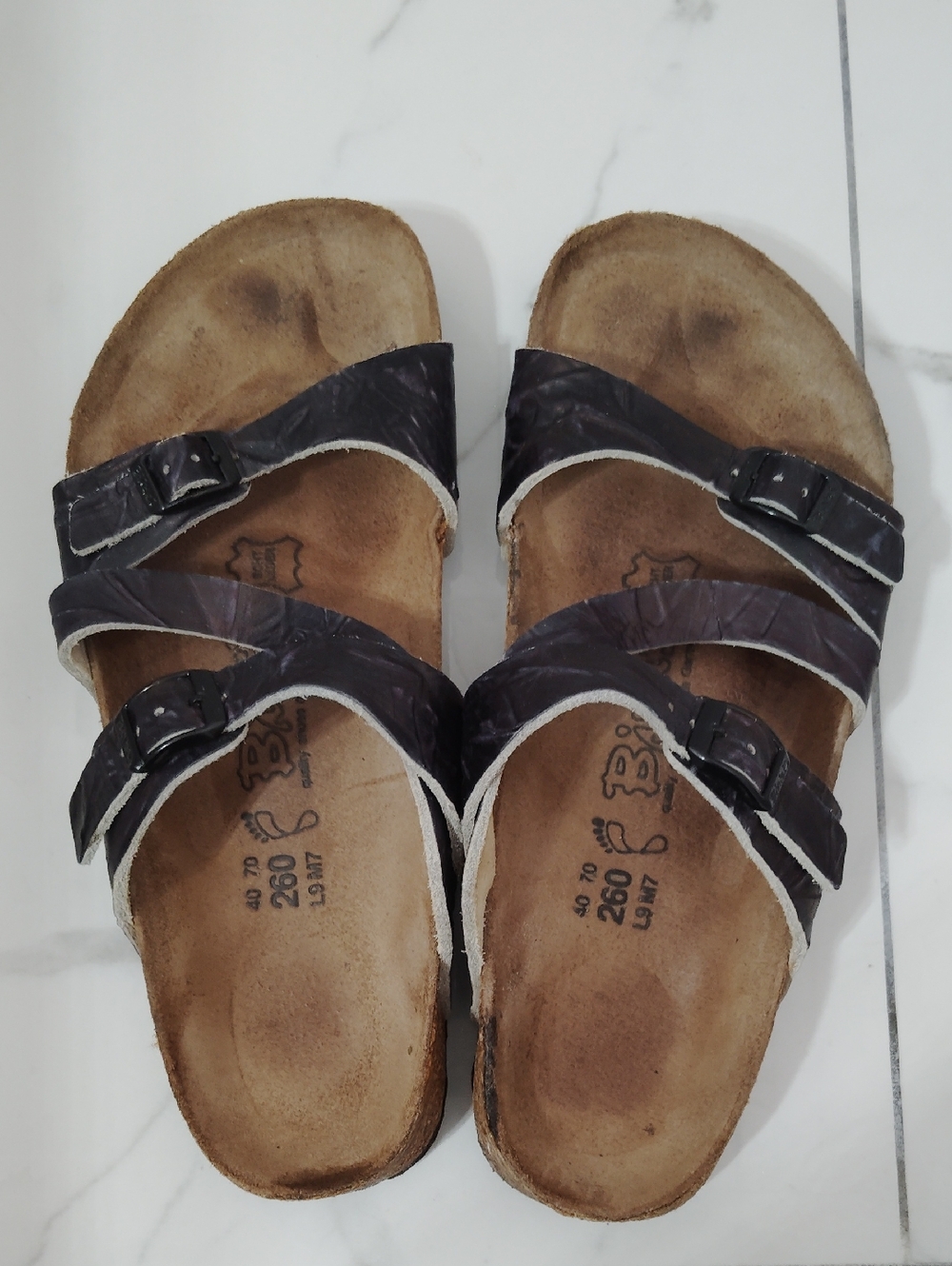 Birkenstock Black two strap Sandal - Picture 4 of 9
